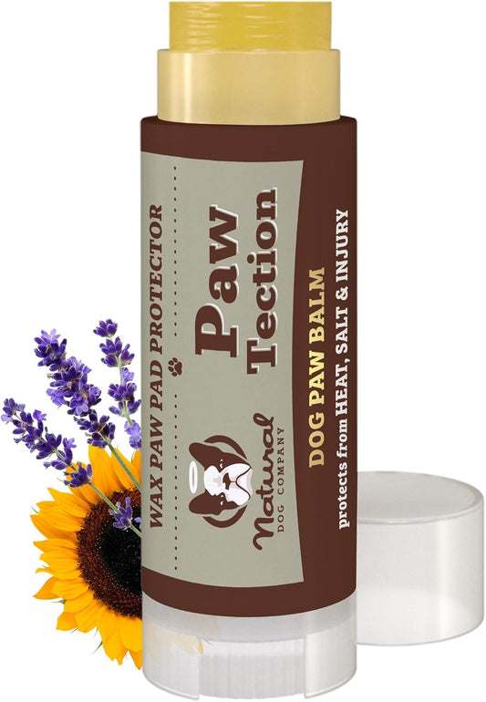 Pawtection Balm for Dogs, Dog Paw Protector, Moisturizing Dog Paw Balm for Dry, Cracked Pad, Protects Paw from Extreme Weather, Paw Lotion for Allergies & Itching (0.15 Oz Stick)