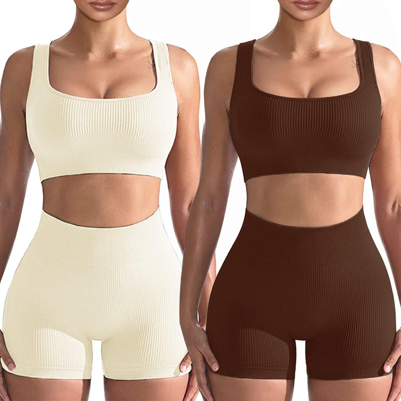 Cute YOGA Workout Set - 2 Piece Women'S Workout Outfits