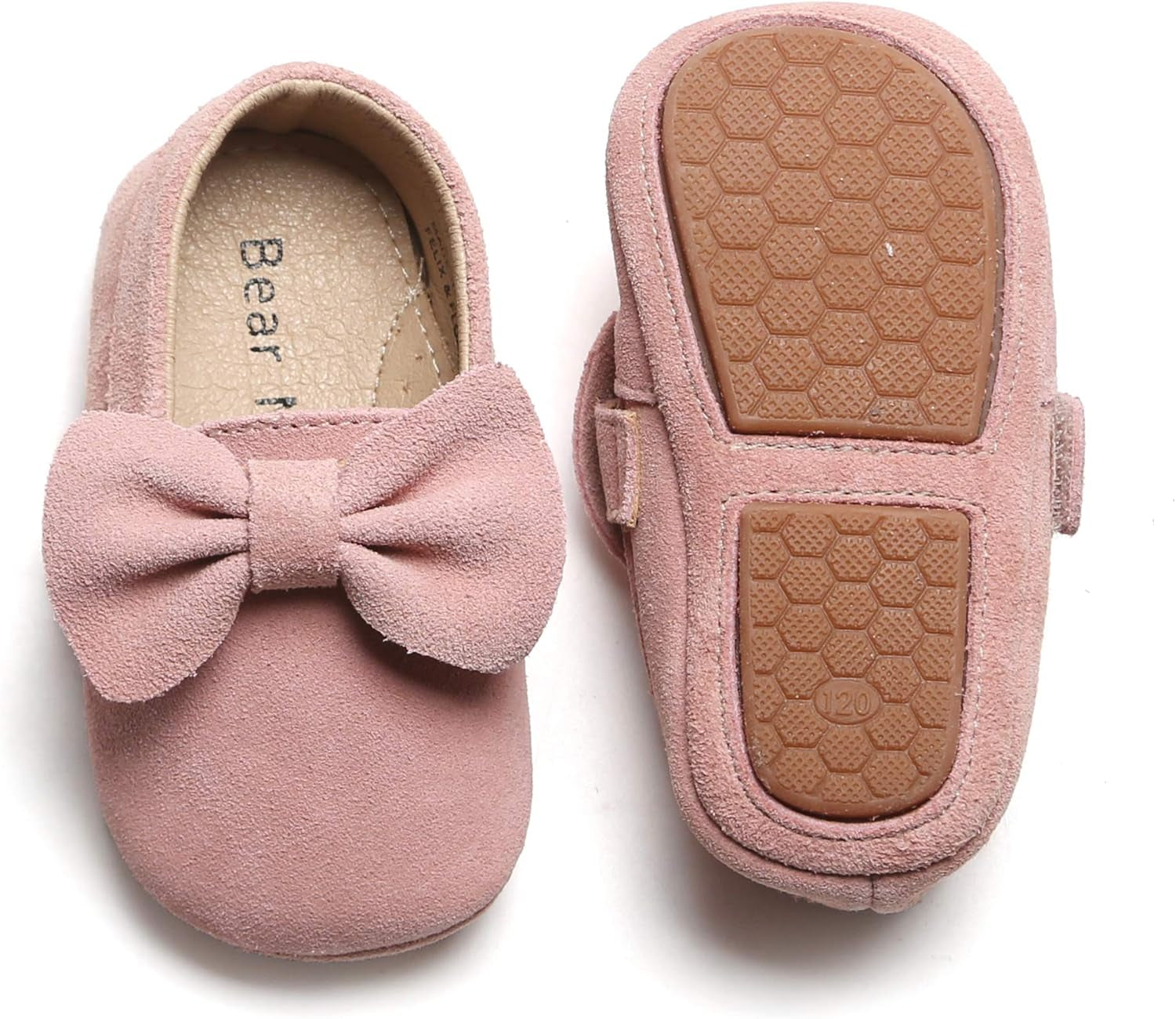 Soft Sole Baby Shoes - Infant Baby Walking Shoes Moccasinss Rubber Sole Crib Shoes